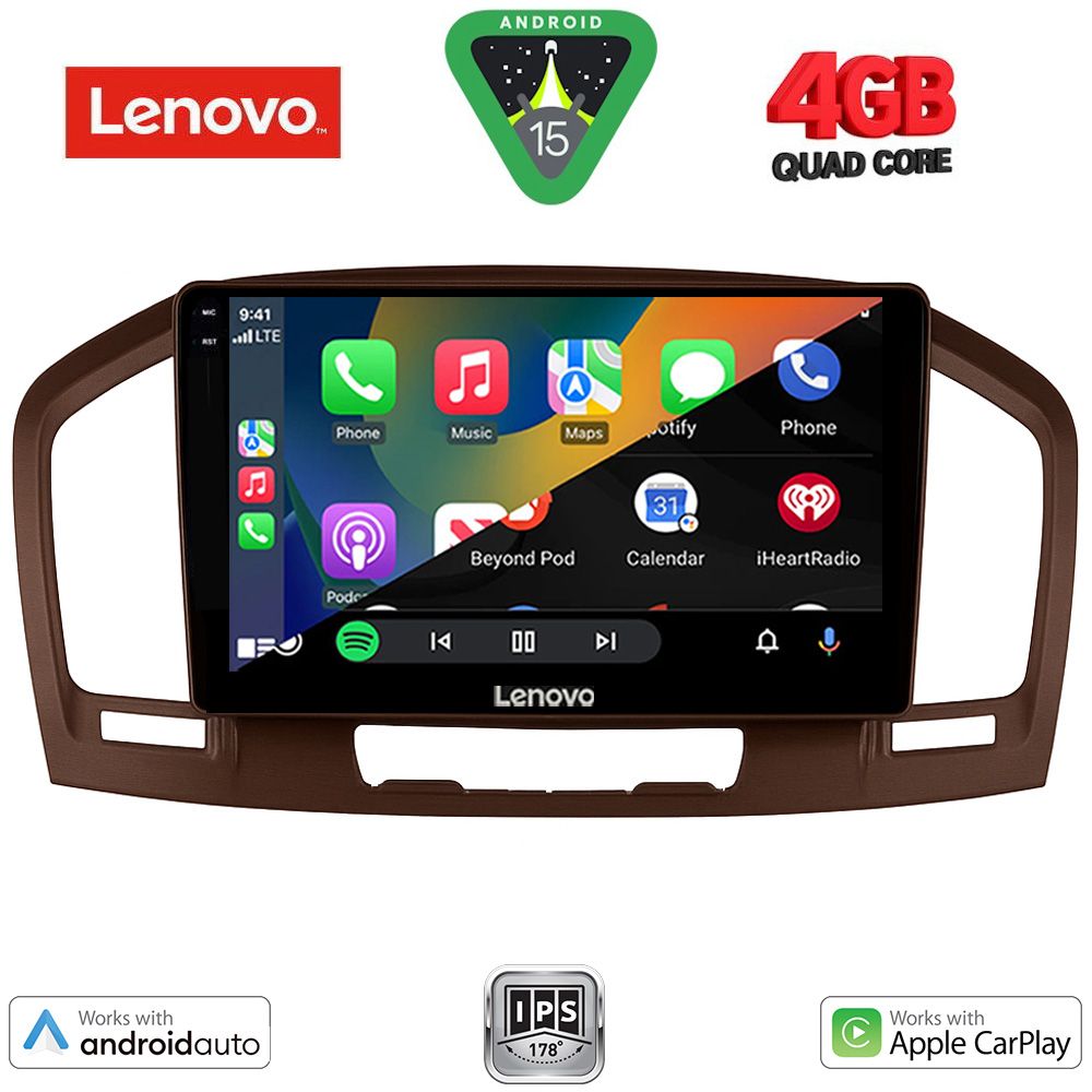 LENOVO LVE 8491BR_CPAA (9inc) MULTIMEDIA TABLET for OPEL INSIGNIA mod. 2008-2013 (BROWN) - immagine 2