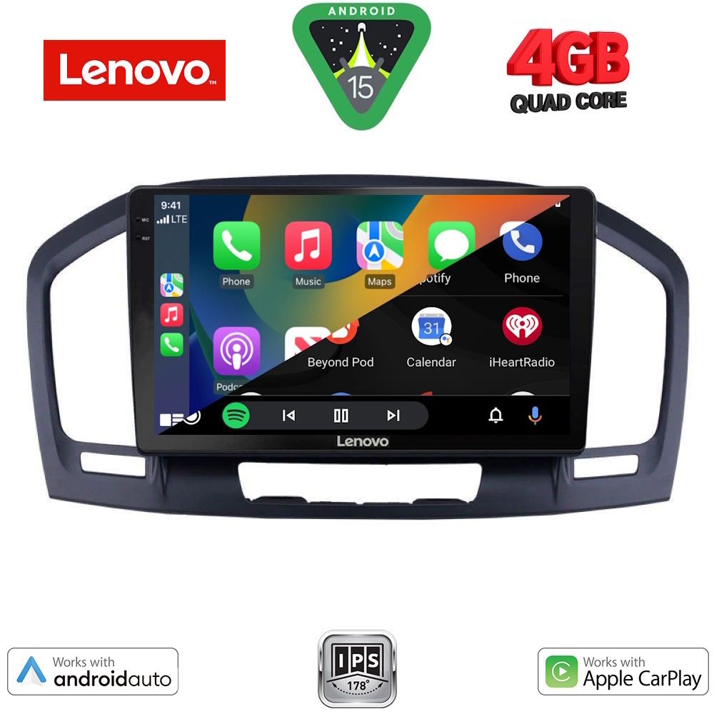 LENOVO LVE 8491BL_CPAA (9inc) MULTIMEDIA TABLET for OPEL INSIGNIA mod. 2008-2013 (BLACK) - immagine 2