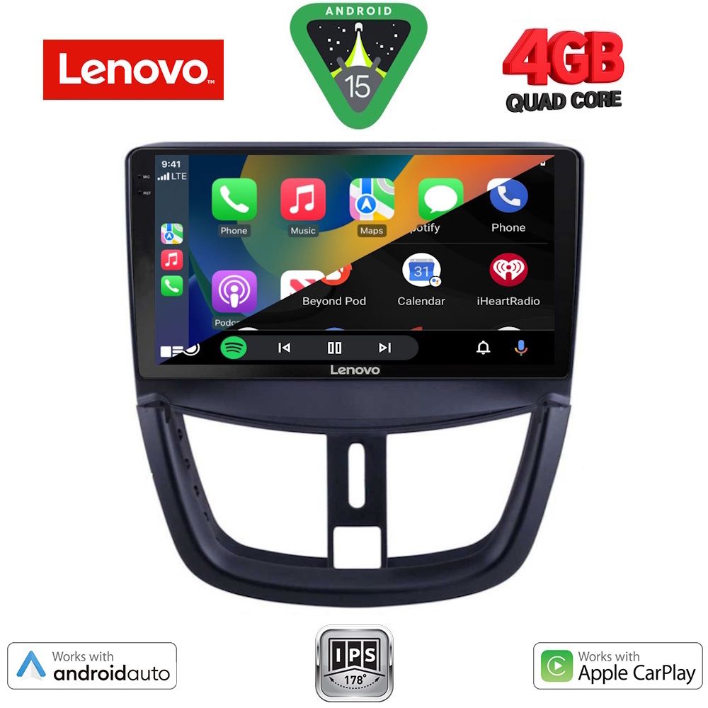 LENOVO LVE 8507_CPAA (9inc) MULTIMEDIA TABLET for PEUGEOT 207 mod. 2007-2014 - immagine 2