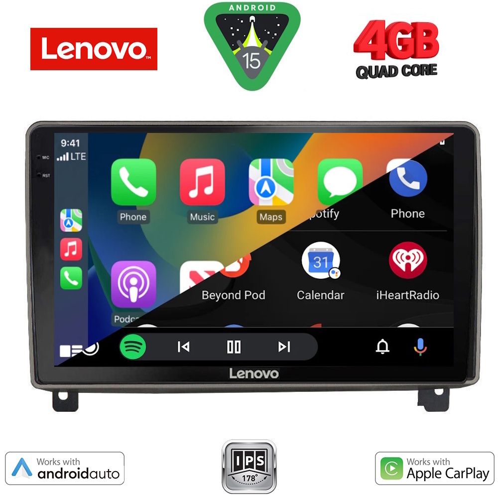 LENOVO LVE 8517_CPAA (9inc) MULTIMEDIA TABLET for PEUGEOT 407 mod. 2004-2011 - immagine 2