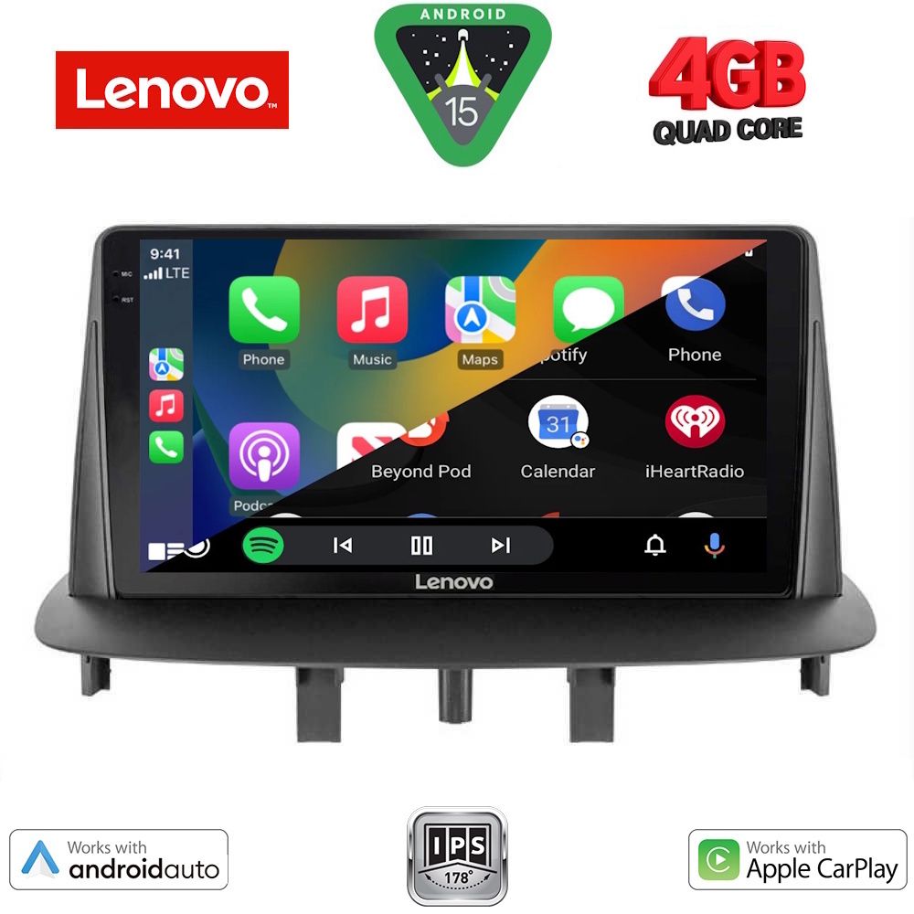 LENOVO LVE 8556_CPAA (9inc) MULTIMEDIA TABLET for RENAULT MEGANE 3 mod. 2009-2016 - immagine 2