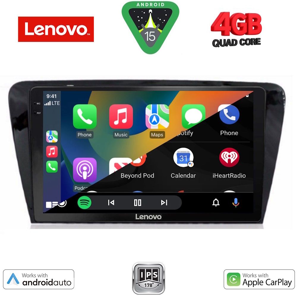 LENOVO LVE 8597_CPAA (10inc) MULTIMEDIA TABLET for SKODA OCTAVIA 7 mod. 2013-2021 - immagine 2