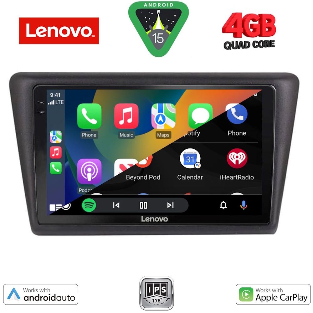 LENOVO LVE 8600_CPAA (9inc) MULTIMEDIA TABLET for SKODA RAPID SPACEBACK mod. 2014-2019 - immagine 2