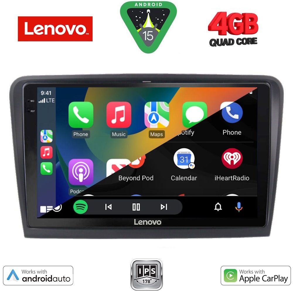 LENOVO LVE 8604B_CPAA (10inc) MULTIMEDIA TABLET for SKODA SUPERB mod. 2008-2015 - immagine 2
