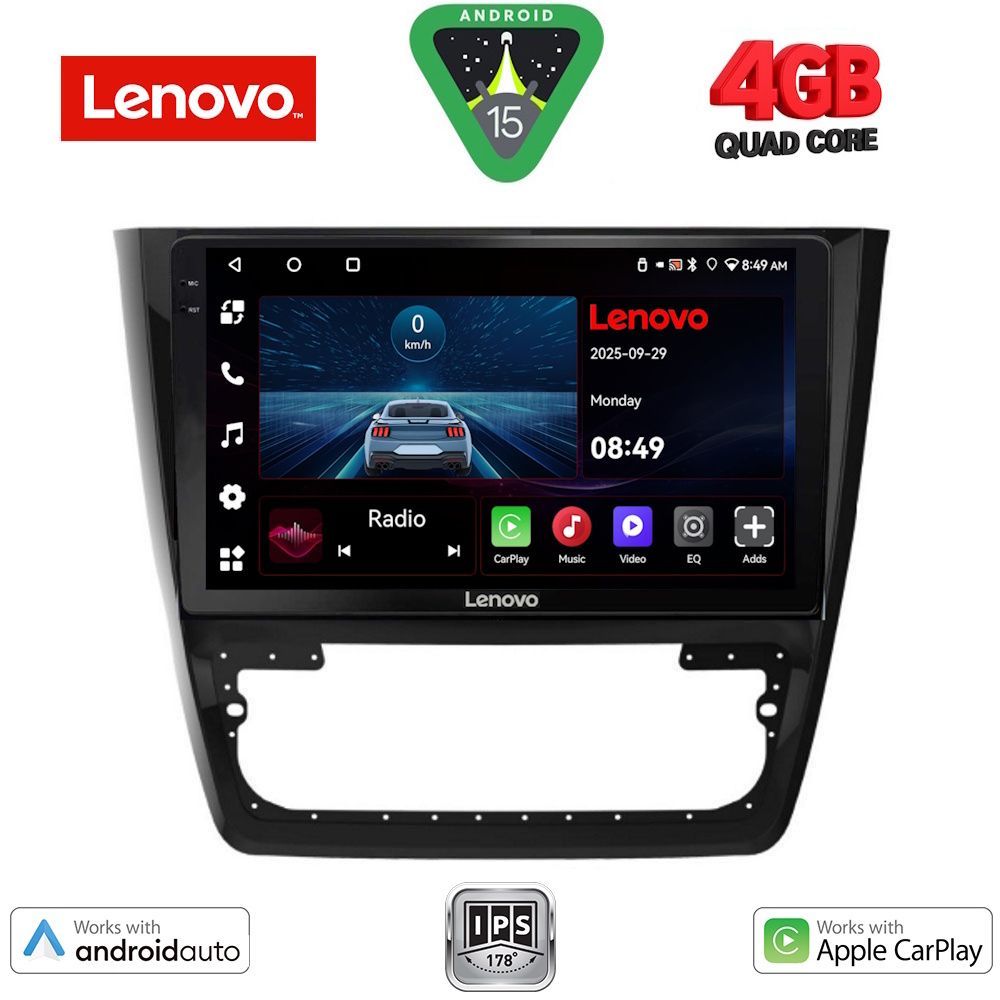 LENOVO LVE 8610_CPAA (10inc) MULTIMEDIA TABLET for SKODA YETI mod. 2014-2018