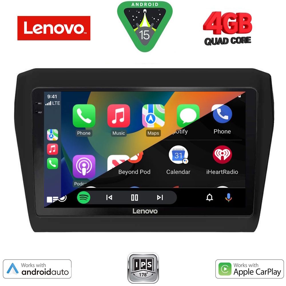 LENOVO LVE 8686_CPAA (9inc) MULTIMEDIA TABLET for SUZUKI SWIFT mod. 2017-2026 - immagine 2
