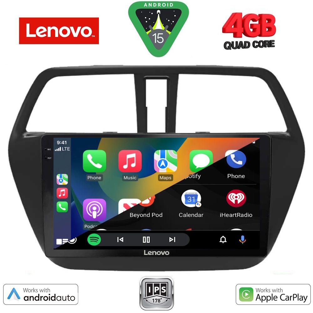 LENOVO LVE 8689_CPAA (9inc) MULTIMEDIA TABLET for SUZUKI SX4 S-CROSS mod. 2014-2021 - immagine 2