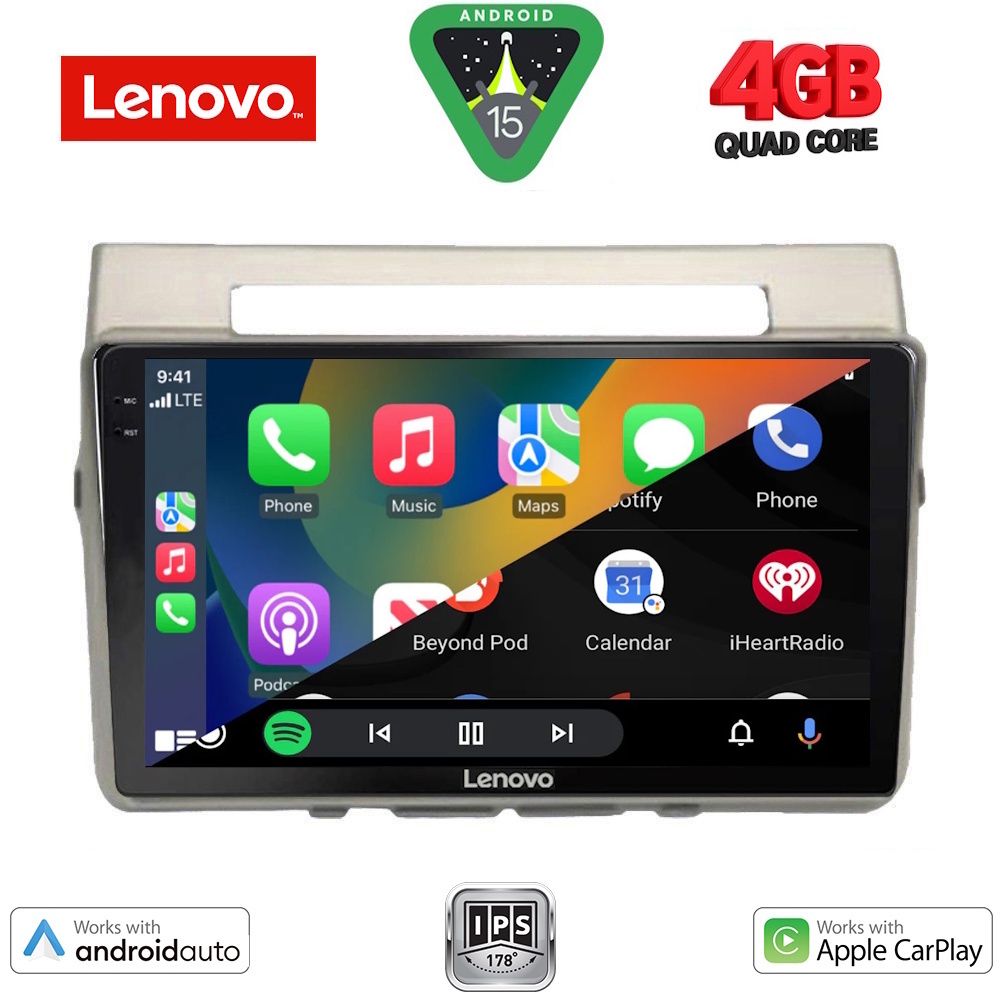 LENOVO LVE 8711B_CPAA (9inc) MULTIMEDIA TABLET for TOYOTA COROLLA VERSO mod. 2004-2009 - immagine 2