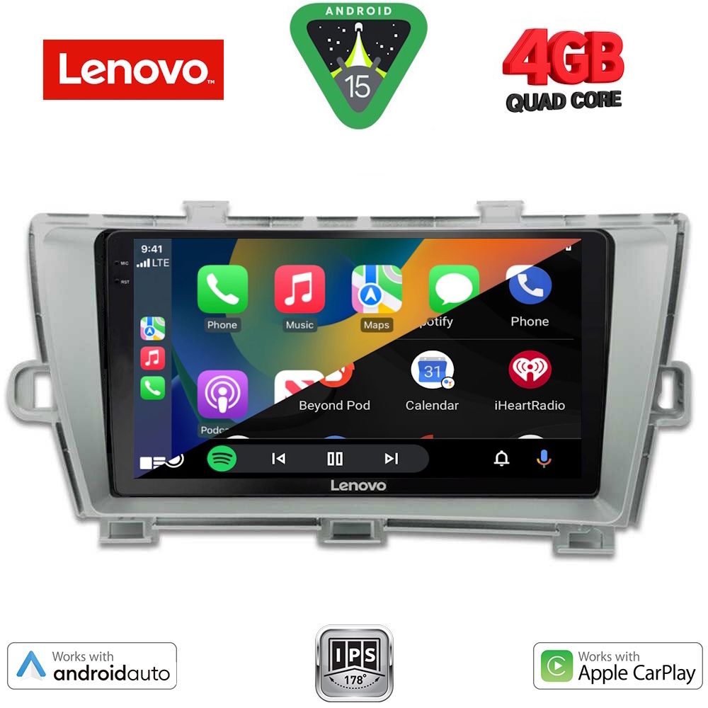 LENOVO LVE 8726_CPAA (9inc) MULTIMEDIA TABLET for TOYOTA PRIUS mod. 2009-2015 - immagine 2