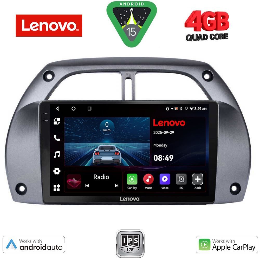 LENOVO LVE 8730_CPAA A/C (9inc) MULTIMEDIA TABLET for TOYOTA RAV 4 mod. 2000-2006