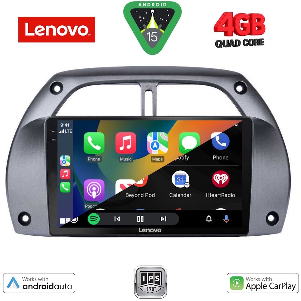 LENOVO LVE 8730_CPAA A/C (9inc) MULTIMEDIA TABLET for TOYOTA RAV 4 mod. 2000-2006 - immagine 2
