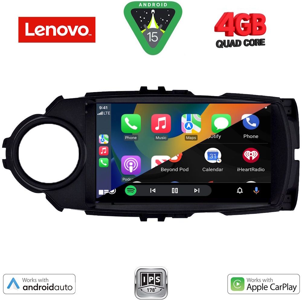 LENOVO LVE 8737FL_CPAA (9inc) MULTIMEDIA TABLET for TOYOTA YARIS mod. 2015-2020 - immagine 2
