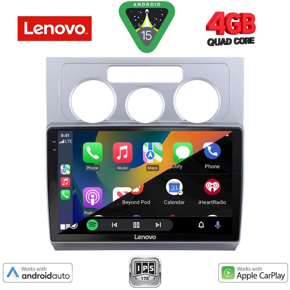 LENOVO LVE 8767_CPAA A/C (10inc) MULTIMEDIA TABLET for VW TOURAN mod. 2003-2010 - immagine 2