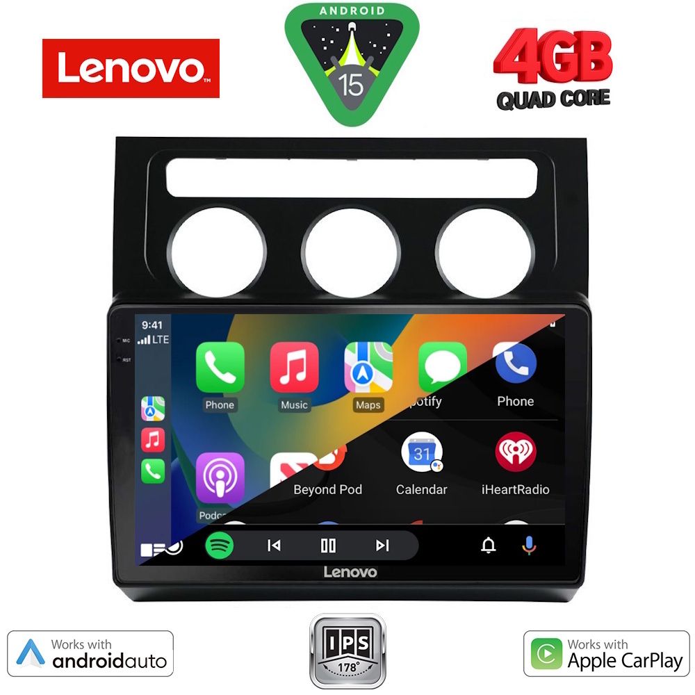 LENOVO LVE 8767_CPAA CLIMA (10inc) MULTIMEDIA TABLET for VW TOURAN mod. 2003-2010 - immagine 2