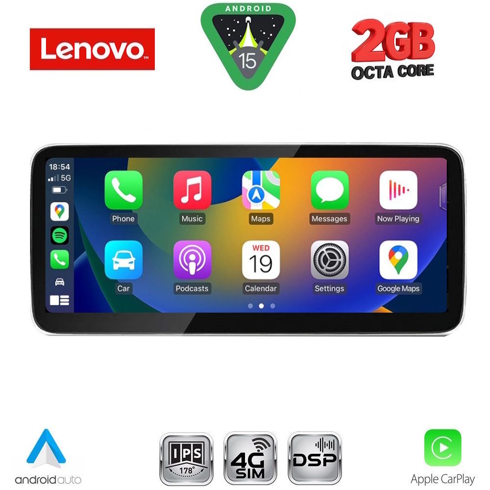 LENOVO LVF 11927_CPA (10.33inc) MULTIMEDIA SYSTEM for AUDI A6 mod. 2016-2018 - immagine 2