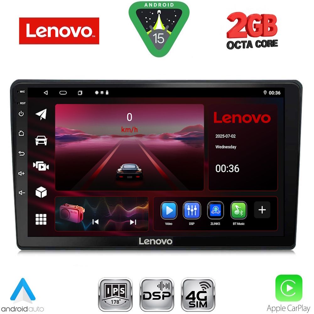 LENOVO LVF 5735_CPA DASH (9inc) MULTIMEDIA TABLET for TOYOTA YARIS mod. 1999-2006