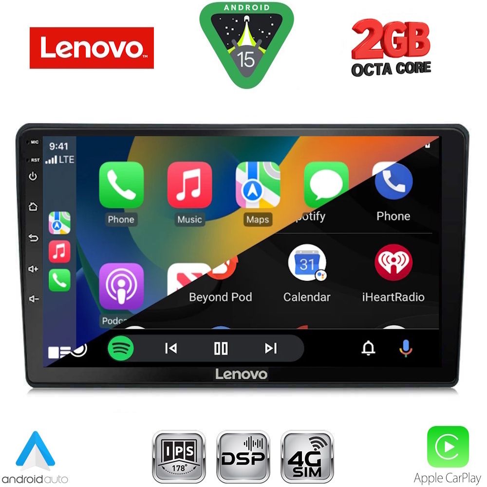 LENOVO LVF 5735_CPA DASH (9inc) MULTIMEDIA TABLET for TOYOTA YARIS mod. 1999-2006 - immagine 3