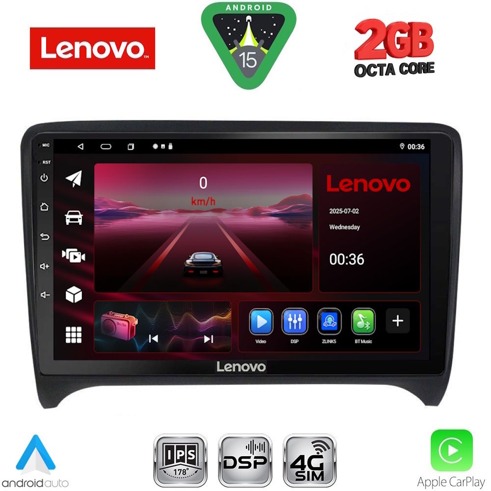 LENOVO LVF 5009_CPA (9inc) MULTIMEDIA TABLET for AUDI TT mod. 2007-2015