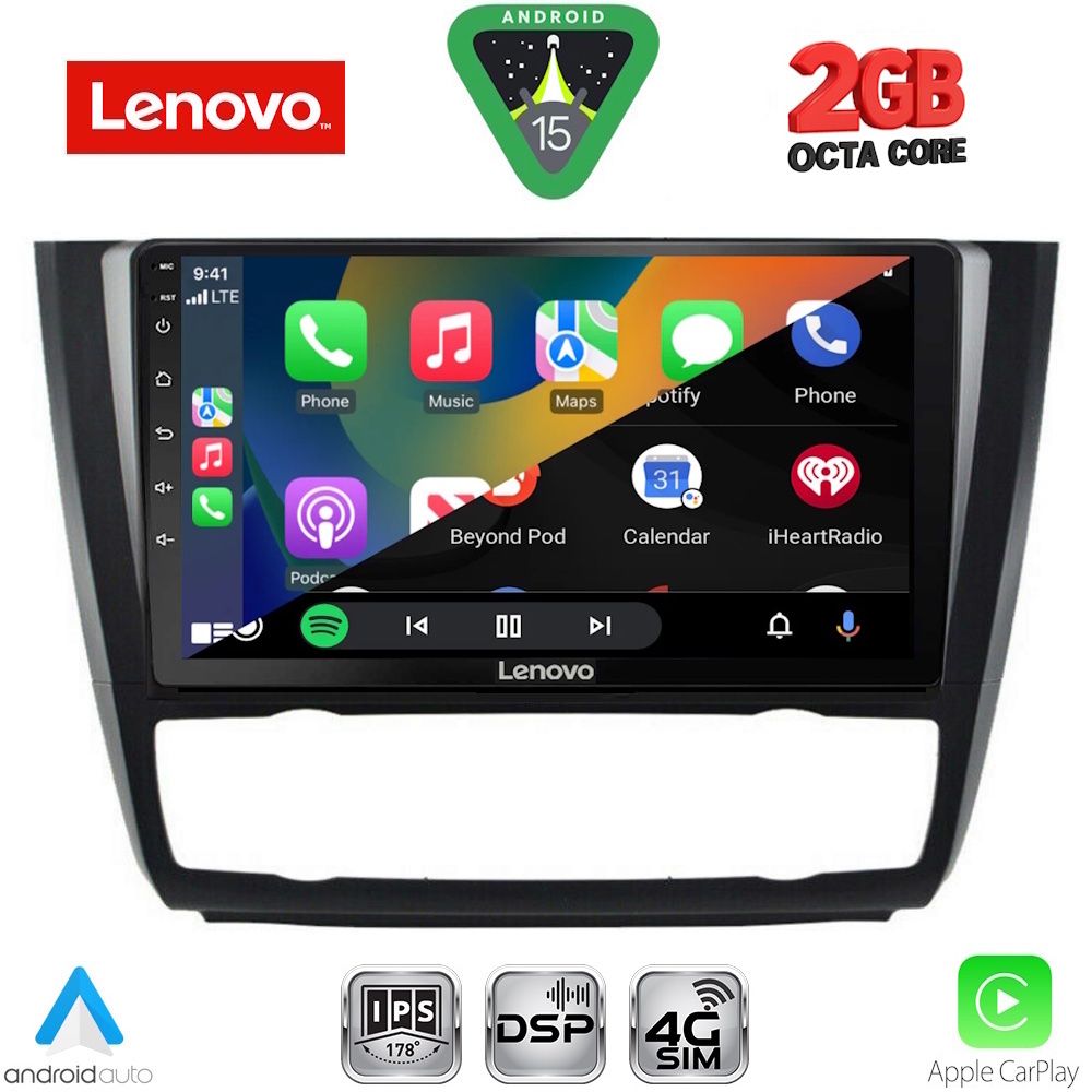 LENOVO LVF 5040_CPA CLIMA (9inc) MULTIMEDIA TABLET for BMW S.1 E81-82-87-88 mod. 2004-2013 - immagine 2