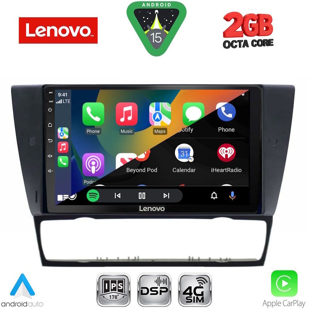 LENOVO LVF 5043_CPA (9inc) MULTIMEDIA TABLET for BMW E90-E91-E92-E93 mod. 2005-2012 - immagine 2