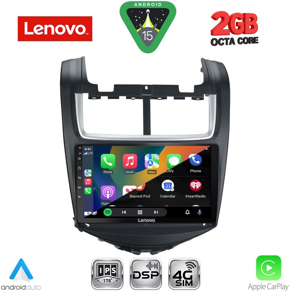 LENOVO LVF 5075_CPA (9inc) MULTIMEDIA TABLET for CHEVROLET AVEO mod. 2014-2017 - immagine 2