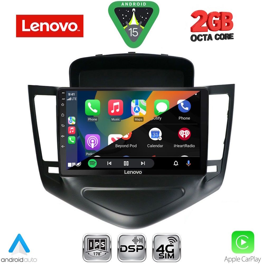 LENOVO LVF 5076_CPA (9inc) MULTIMEDIA TABLET for CHEVROLET CRUZE mod. 2008-2012 - immagine 2