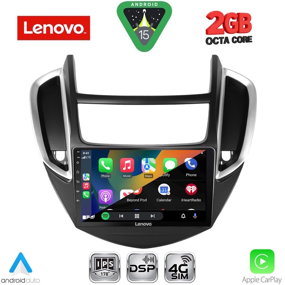 LENOVO LVF 5080_CPA (9inc) MULTIMEDIA TABLET for CHEVROLET TRAX mod. 2014-2022 - immagine 2
