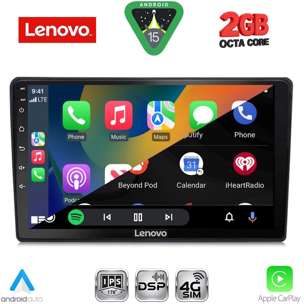 LENOVO LVF 5086_CPA (10inc) MULTIMEDIA TABLET for CITROEN C4 - DS4 mod. 2018-2025 - immagine 2