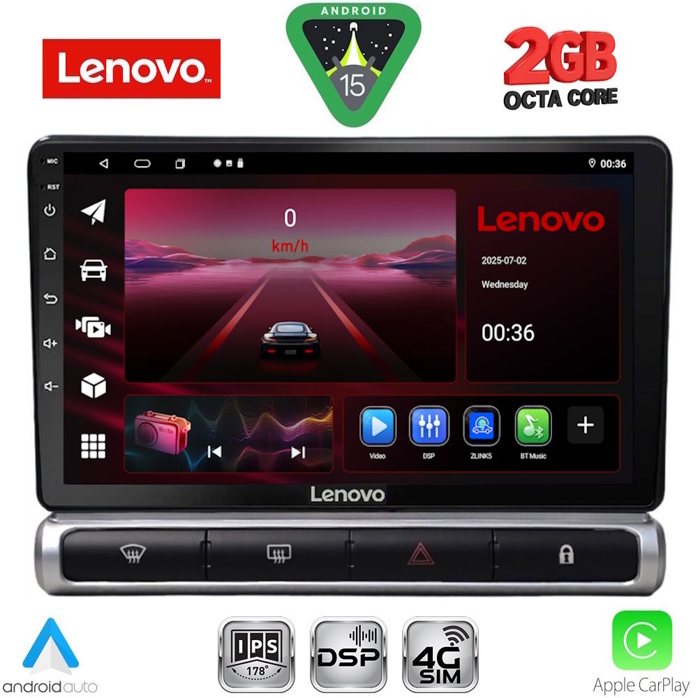 LENOVO LVF 5093H_CPA (9inc) MULTIMEDIA TABLET for CITROEN C3 - DS3 mod. 2016-2024 High Version