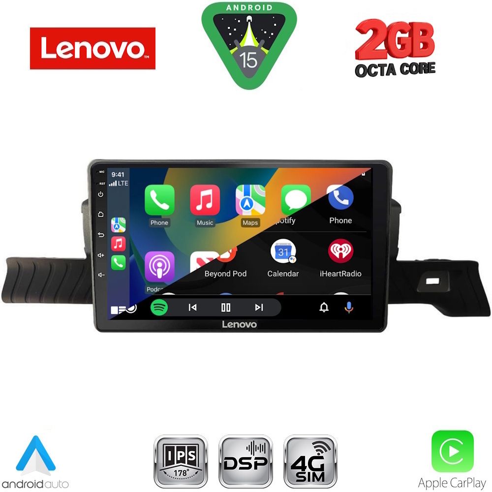 LENOVO LVF 5094_CPA (9inc) MULTIMEDIA TABLET for CITROEN C3 mod. 2024-2026 - immagine 2