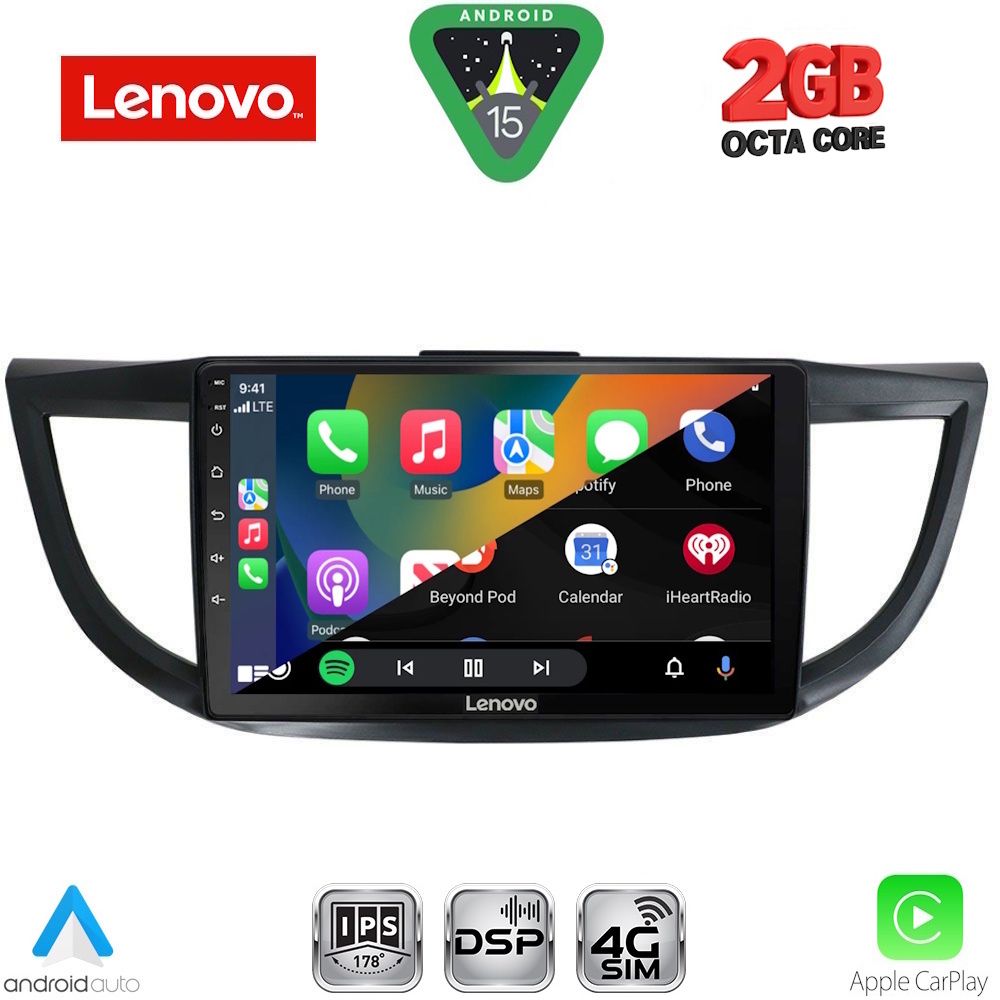 LENOVO LVF 5198_CPA (10inc) MULTIMEDIA TABLET for HONDA CRV mod. 2013-2017 - immagine 2