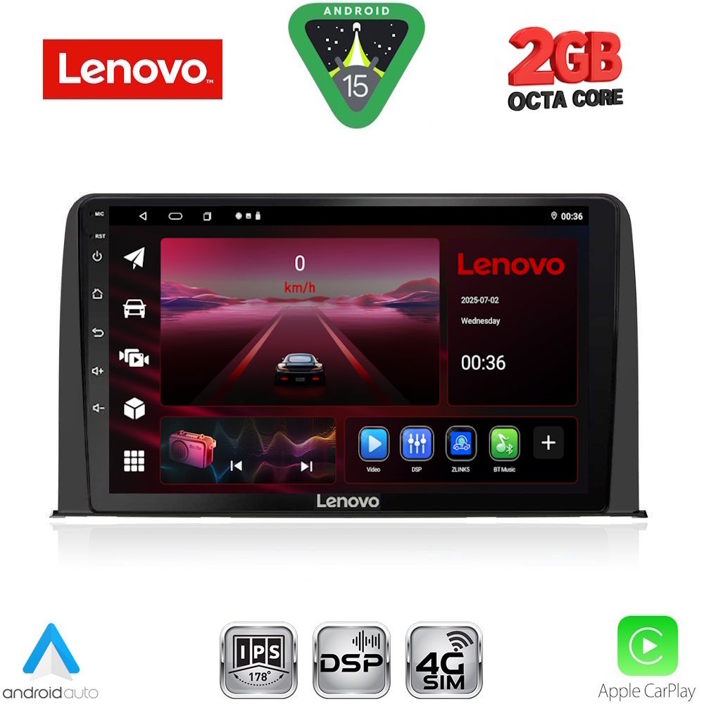 LENOVO LVF 5199_CPA (10inc) MULTIMEDIA TABLET for HONDA CRV mod. 2017-2023