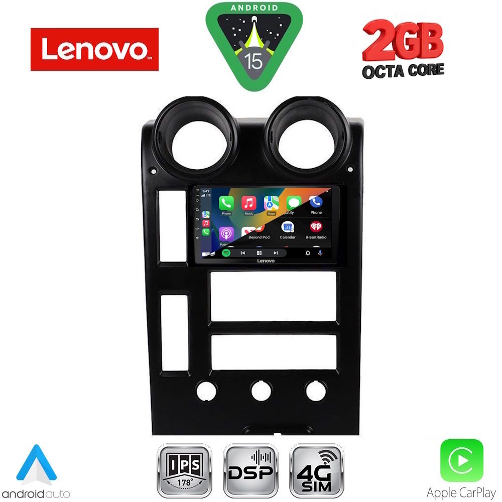 LENOVO LVF 5215_CPA (9inc) MULTIMEDIA TABLET for HUMMER H2 mod. 2001-2007 - immagine 2