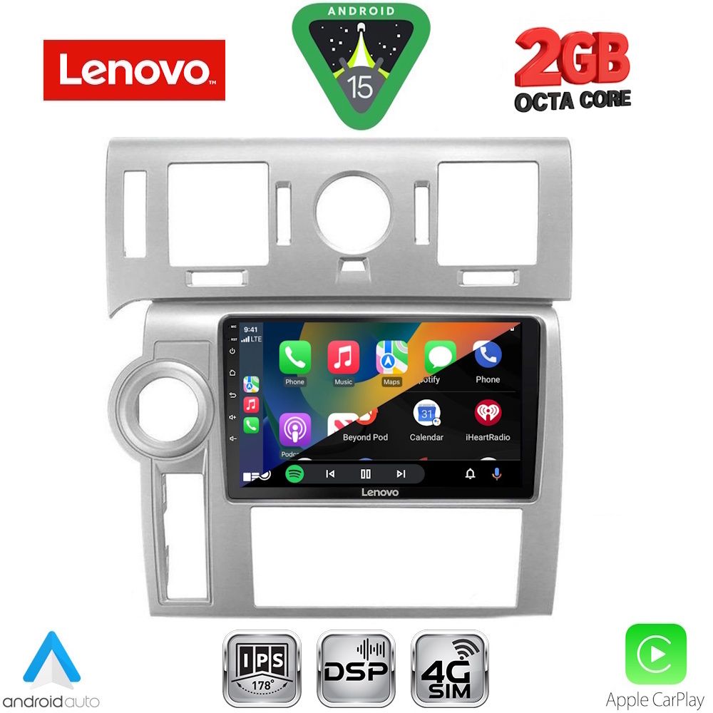 LENOVO LVF 5216_CPA (9inc) MULTIMEDIA TABLET for HUMMER H2 mod. 2008-2009 - immagine 2