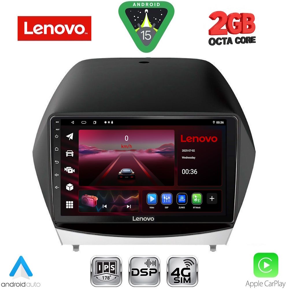 LENOVO LVF 5235_CPA (10inc) MULTIMEDIA TABLET for HYUNDAI iX35 mod. 2010-2015