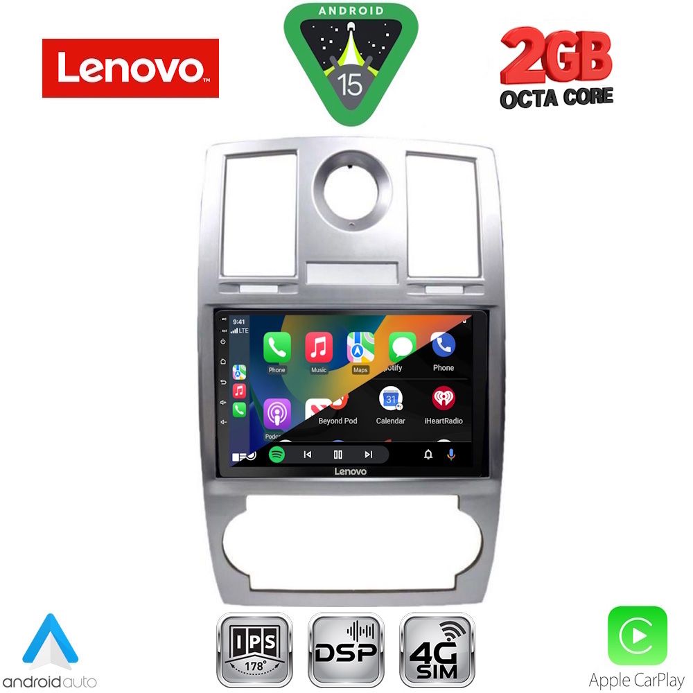 LENOVO LVF 5285_CPA (9inc) MULTIMEDIA TABLET for CHRYSLER 300C mod. 2005-2010 - immagine 2