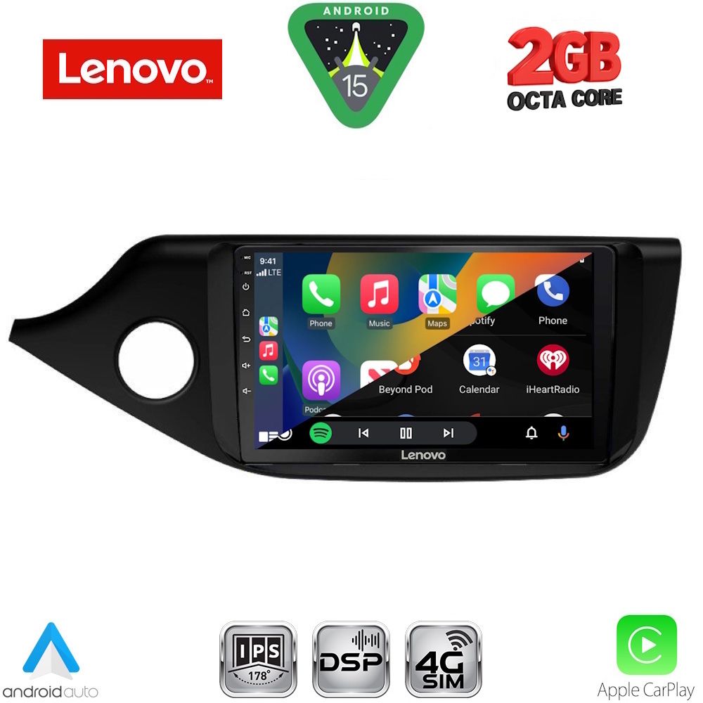 LENOVO LVF 5302_CPA (9inc) MULTIMEDIA TABLET for KIA CEED mod. 2012-2018 - immagine 2