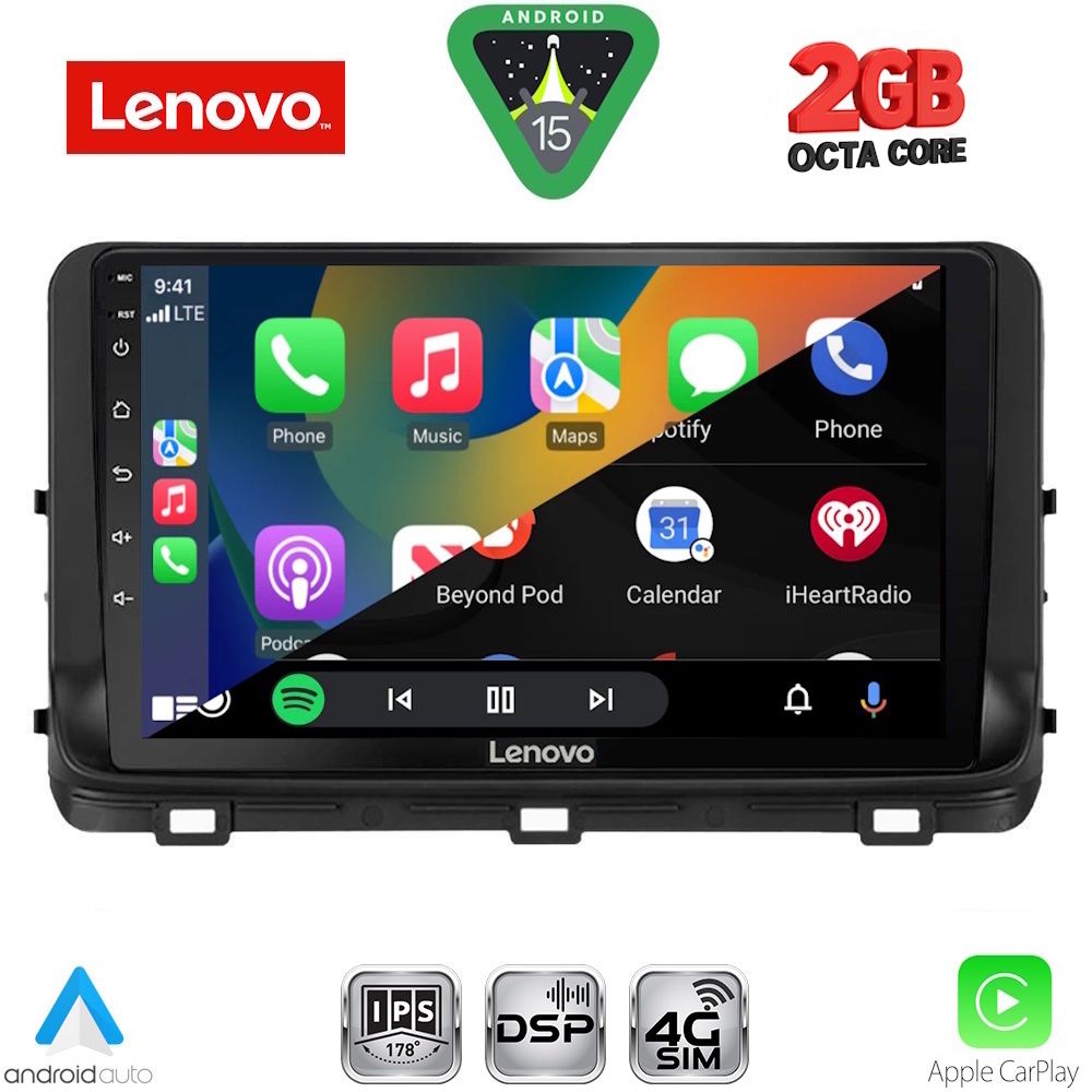 LENOVO LVF 5303_CPA (10inc) MULTIMEDIA TABLET for KIA CEED - XCEED mod. 2018-2022 - immagine 2