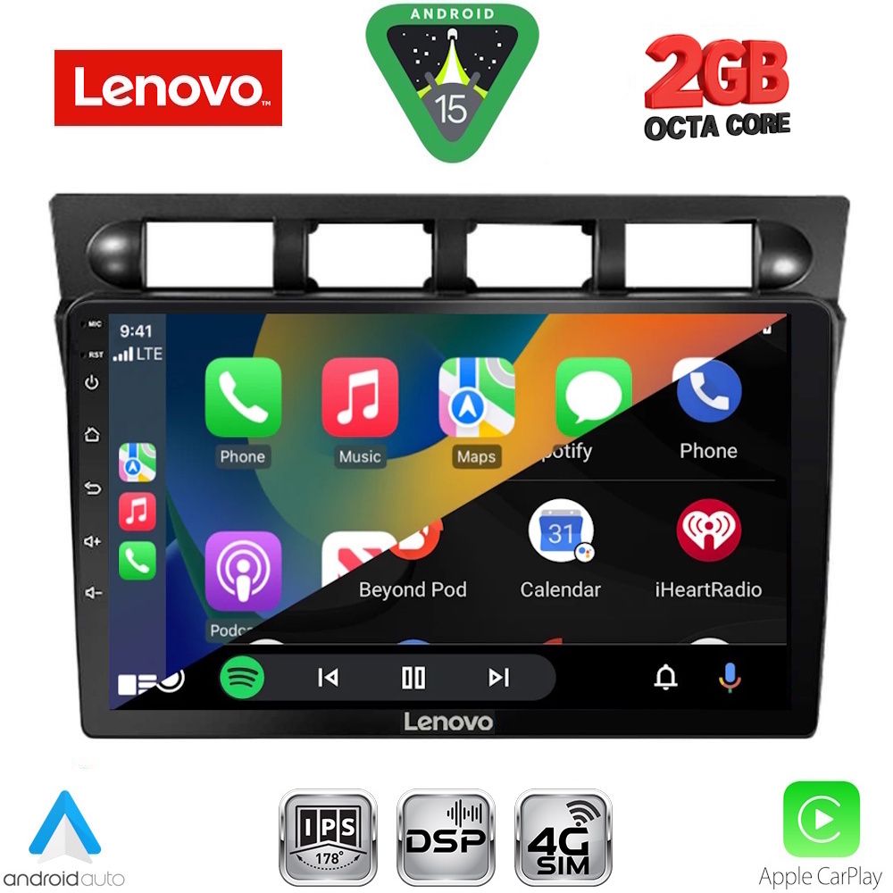 LENOVO LVF 5306_CPA (9inc) MULTIMEDIA TABLET for KIA PICANTO mod. 2004-2008 - immagine 2