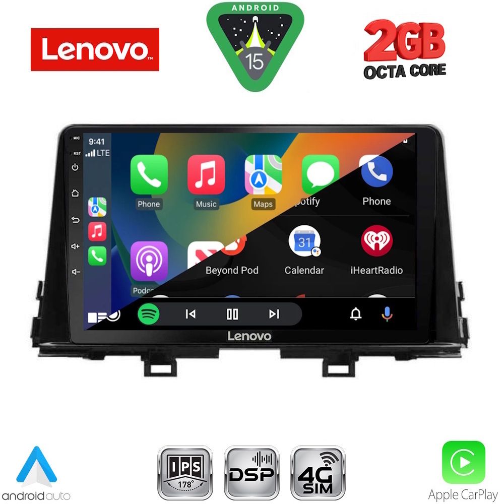 LENOVO LVF 5309_CPA (9inc) MULTIMEDIA TABLET for KIA PICANTO mod. 2017-2021 - immagine 2