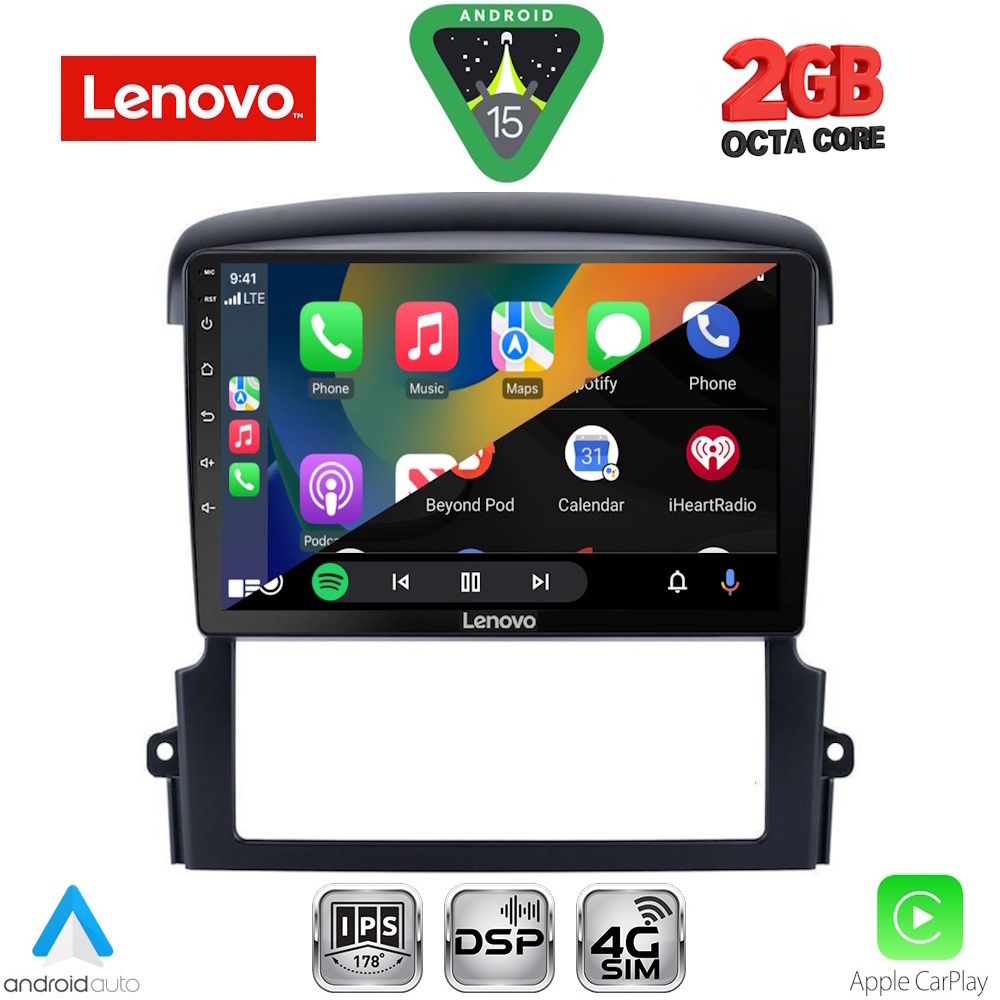 LENOVO LVF 5317_CPA (9inc) MULTIMEDIA TABLET for KIA SORENTO mod. 2006-2009 - immagine 2