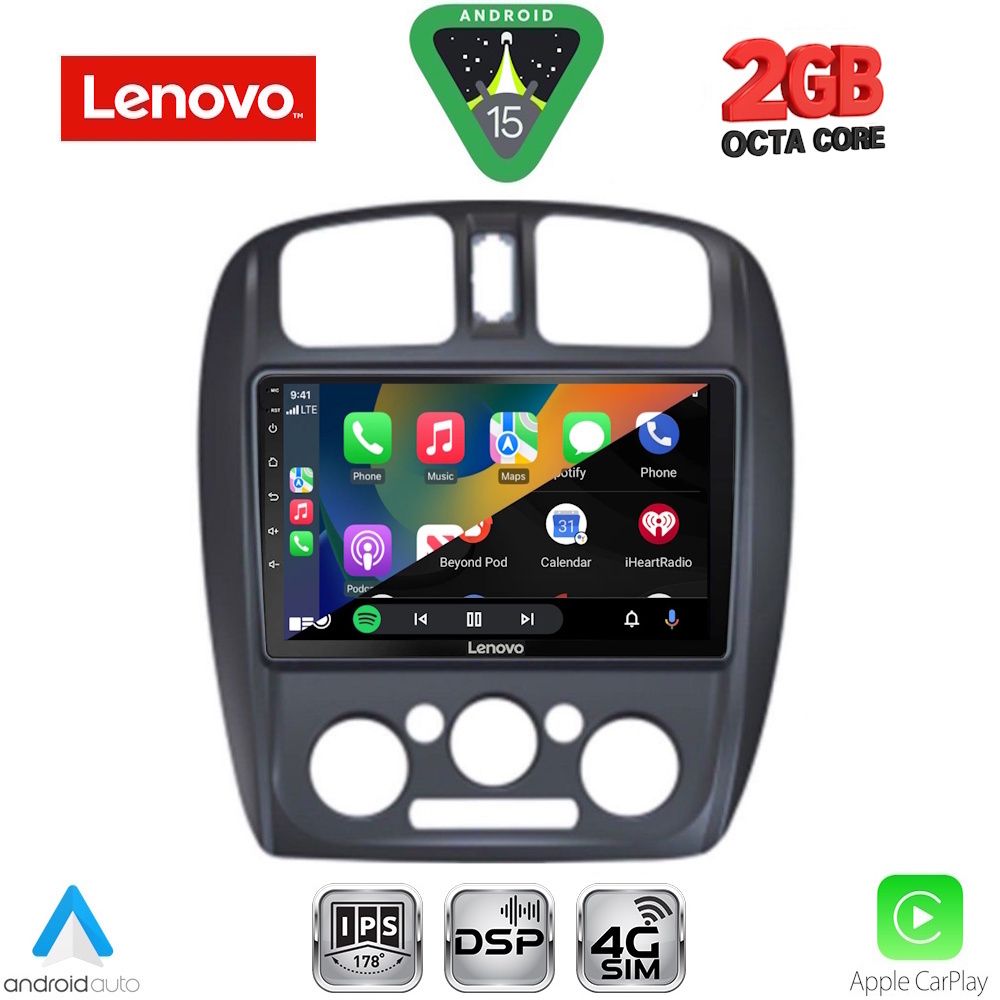 LENOVO LVF 5363_CPA (9inc) MULTIMEDIA TABLET for MAZDA 323 mod. 1998-2004 - immagine 2