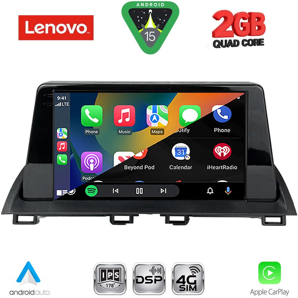 LENOVO LVF 5367_CPA (9inc) MULTIMEDIA TABLET for MAZDA 3 mod. 2014-2019 - immagine 2