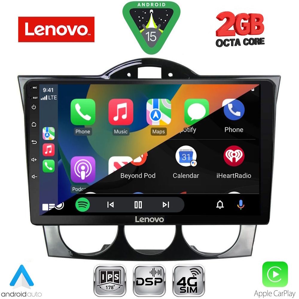 LENOVO LVF 5394_CPA (9inc) MULTIMEDIA TABLET for MAZDA RX8 mod. 2001-2008 - immagine 2