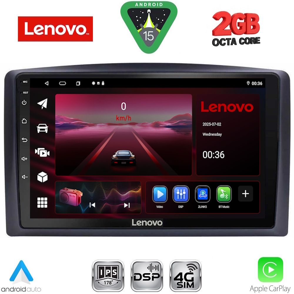 LENOVO LVF 5421_CPA (10inc) MULTIMEDIA TABLET for MERCEDES VITO – VIANO (W447) mod. 2015-2022