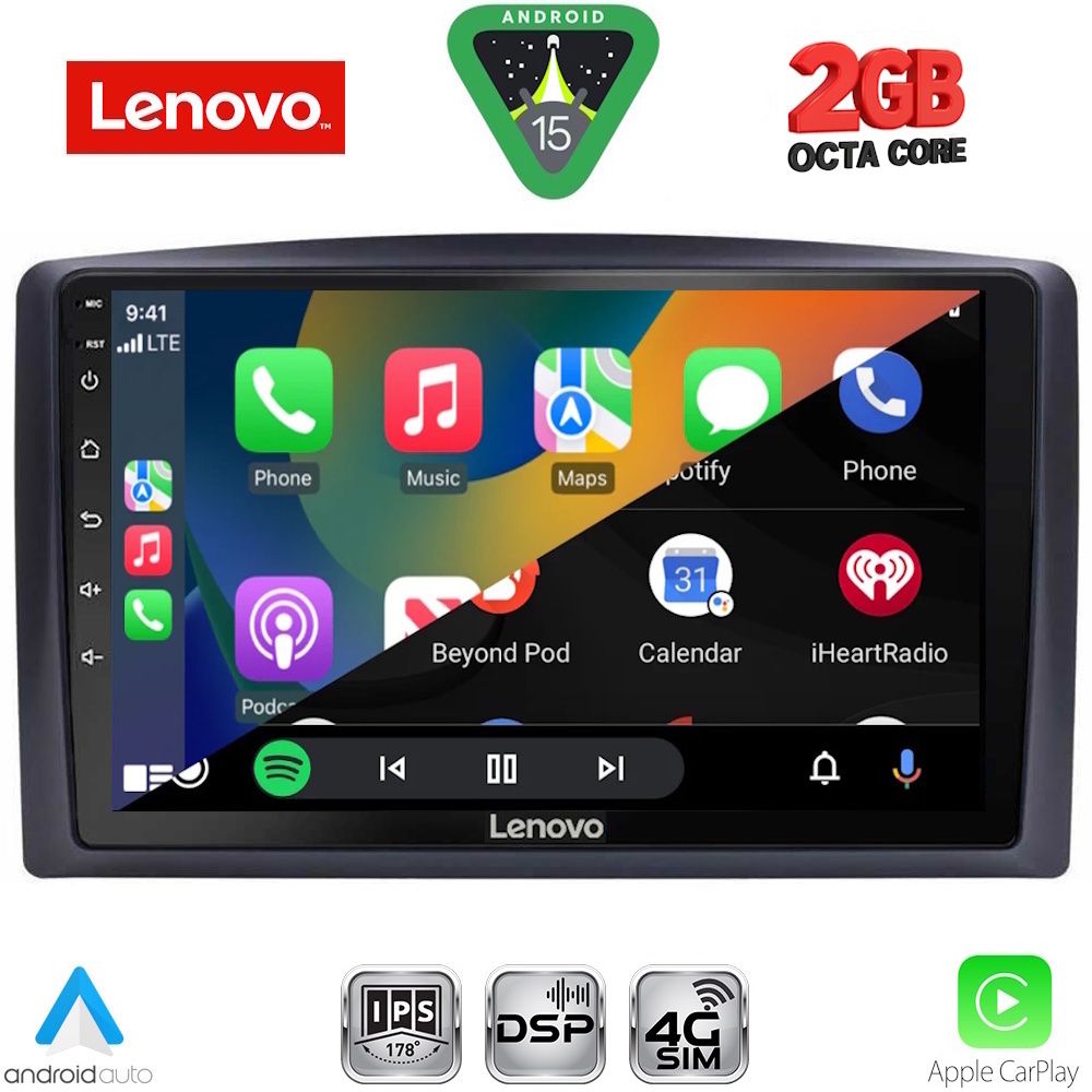LENOVO LVF 5421_CPA (10inc) MULTIMEDIA TABLET for MERCEDES VITO – VIANO (W447) mod. 2015-2022 - immagine 2
