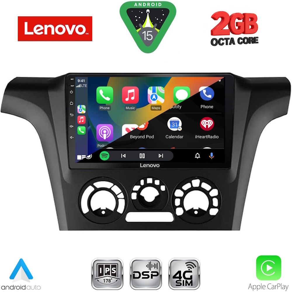 LENOVO LVF 5441_CPA A/C (9inc) MULTIMEDIA TABLET for MITSUBISHI OUTLANDER mod. 2001-2005 - immagine 2