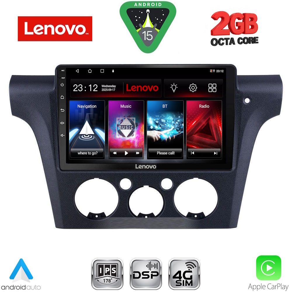 LENOVO LVF 5441_CPA CLIMA (10inc) MULTIMEDIA TABLET for MITSUBISHI OUTLANDER mod. 2001-2005 with CLIMA - immagine 11