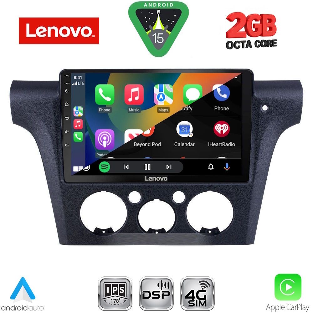 LENOVO LVF 5441_CPA CLIMA (10inc) MULTIMEDIA TABLET for MITSUBISHI OUTLANDER mod. 2001-2005 with CLIMA - immagine 2
