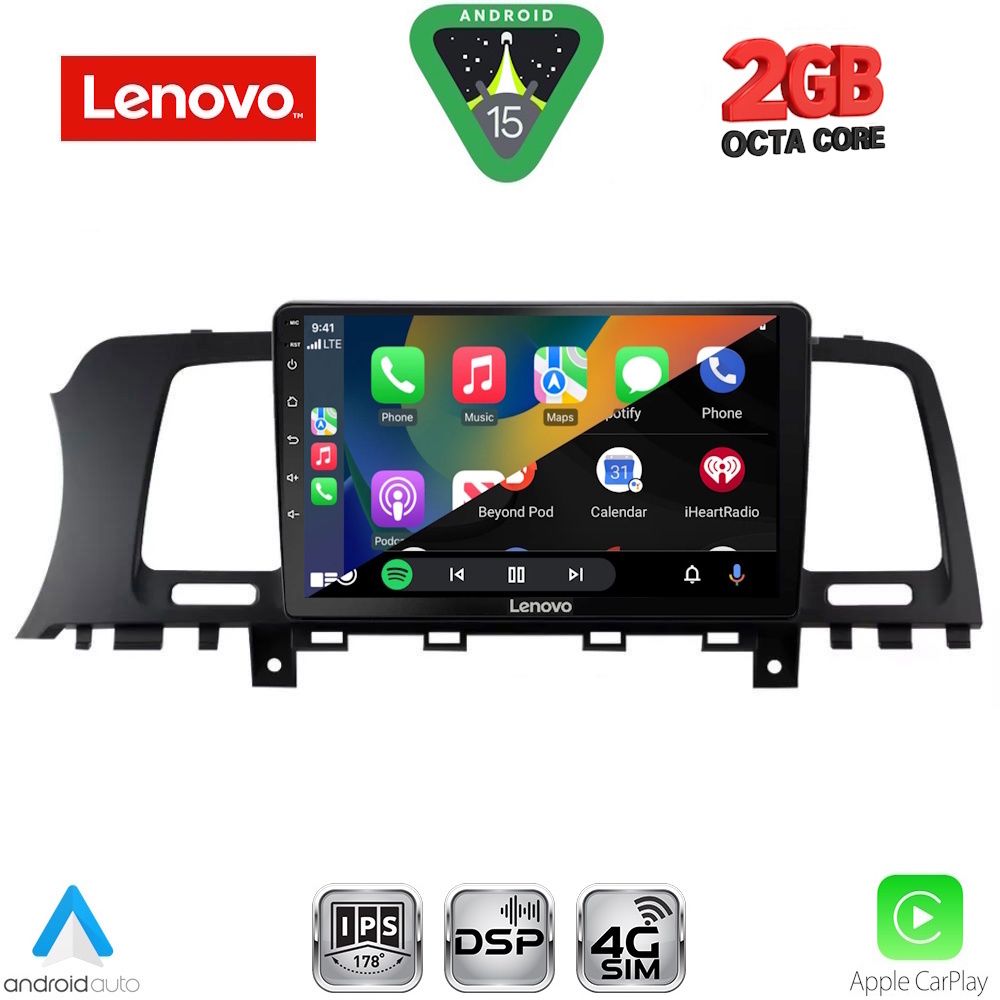 LENOVO LVF 5462_CPA (9inc) MULTIMEDIA TABLET for NISSAN MURANO mod. 2007-2014 - immagine 2